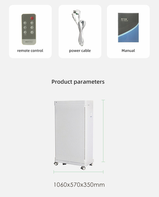 H13 True HEPA Filter เครื่องฟอกอากาศ Smart WiFi PM2.5 Monitor สำหรับห้องขนาดใหญ่