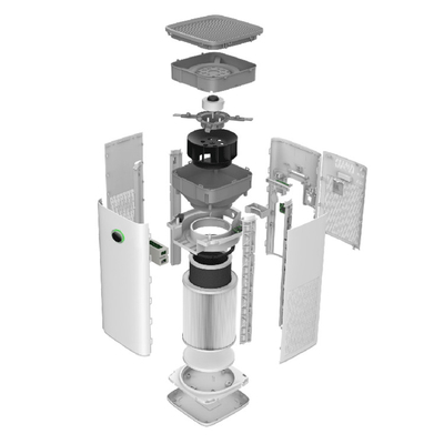 บ้าน เครื่องฟอกอากาศ UV HEPA เสียงรบกวนต่ำ 3 ขั้นตอนการกรอง CADR 580m3 / H