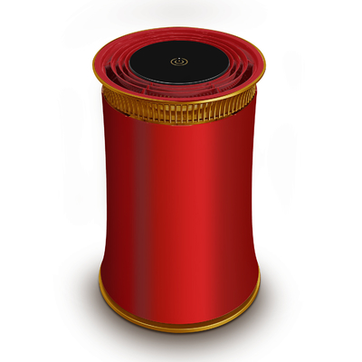 เครื่องฟอกอากาศในห้อง 120m3 / H พร้อมแผ่นกรอง Hepa และตัวกรองถ่านกัมมันต์ 21x21x31.5cm