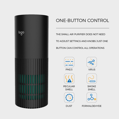 1.6W รถ เครื่องฟอกอากาศ Ionizer 5V Dual USB Smoke Ionizer เครื่องฟอกอากาศ